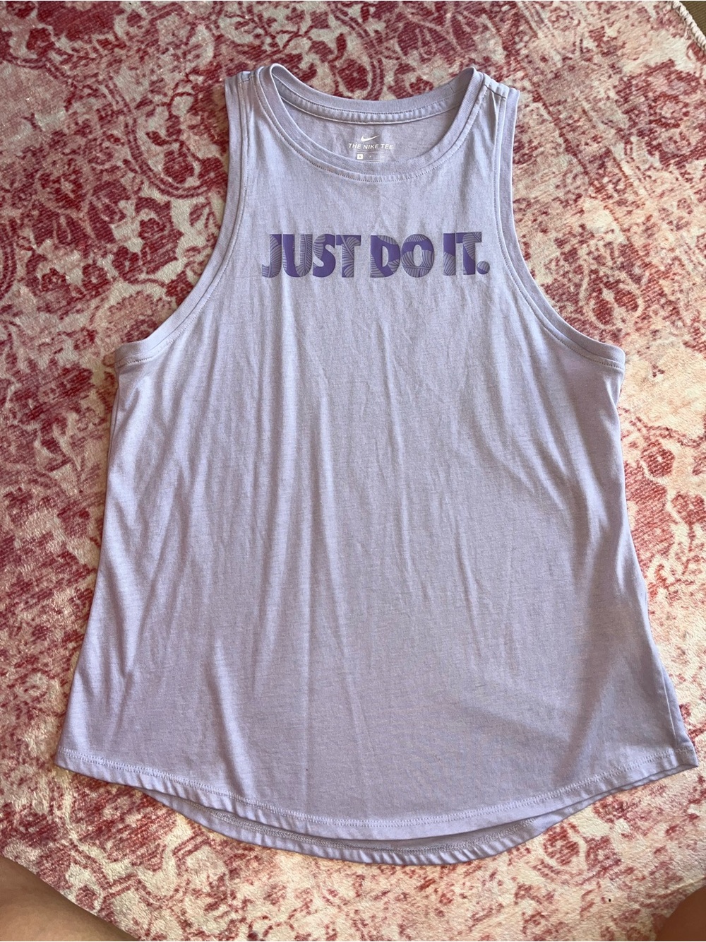 Nike Lavender 'Just Do It.' Women's Tank Top